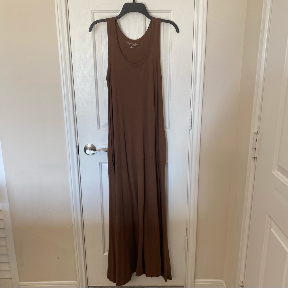 Soft Surroundings Santiago Maxi Dress Brown Size XS